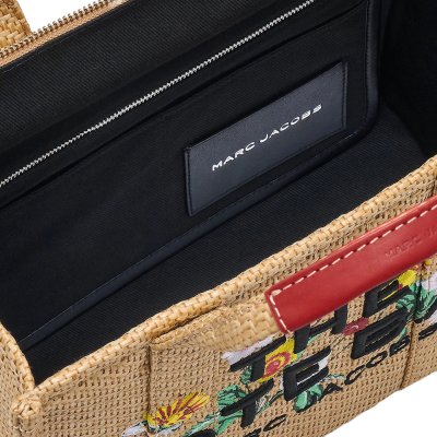 THE DAISY WOVEN MEDIUM TOTE BAG